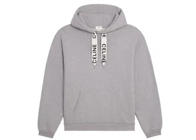 Pre-owned Celine Men's  Loose Sweatshirt In Cotton Fleece In Light Grey