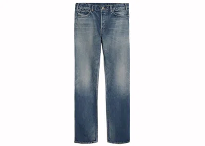 Pre-owned Celine Men's  Midrise Kurt Jeans In Trail Wash Denim