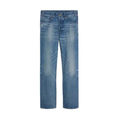 Pre-owned Celine Men's  Midrise Kurt Jeans In Union Wash