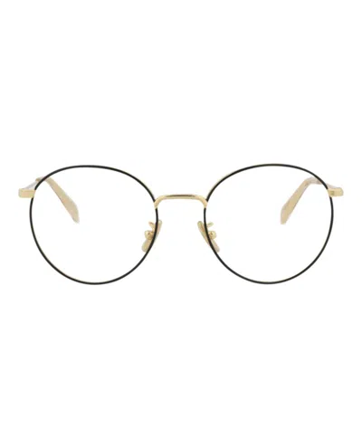Pre-owned Celine Men's  Roundframe Acetate Optical Frames In Havana Havana Transparent (cl50062i/49/052) In Brown