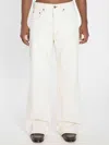 Celine Men Chatgpt Ha Detto: Jeans A Gamba Ampia In White