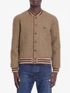 Celine College-style Jacket With Embroidered Detail In Beige