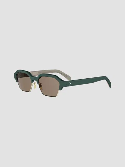 Celine Men's Combi 53mm Geometric Sunglasses In Multi