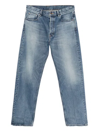 Celine Men Cotton Boyfriend Jeans In Blue