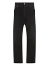 Celine Men Cotton Jeans In Black