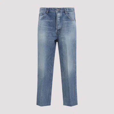 Celine Men's Cotton Jeans - Casual Fit In Blue