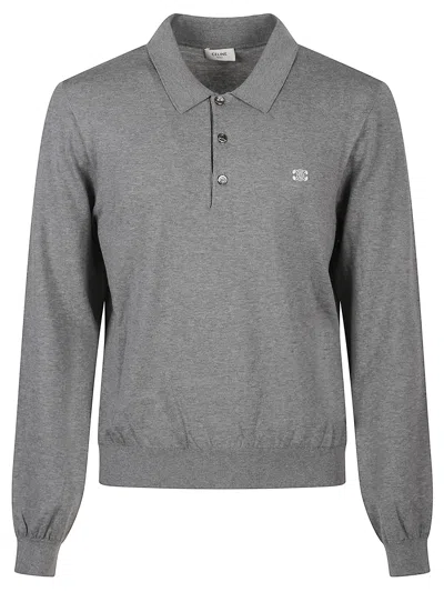 CELINE CELINE MEN COTTON POLO SHIRT