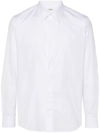 Celine Men Cotton Shirt In Multi