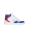 Celine Ct-06 Leather High-top Sneaker In White