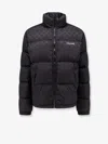 Celine Men Down Jacket With  Triomphe Motif In Black