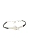Celine Men Knot Bracelet In Black