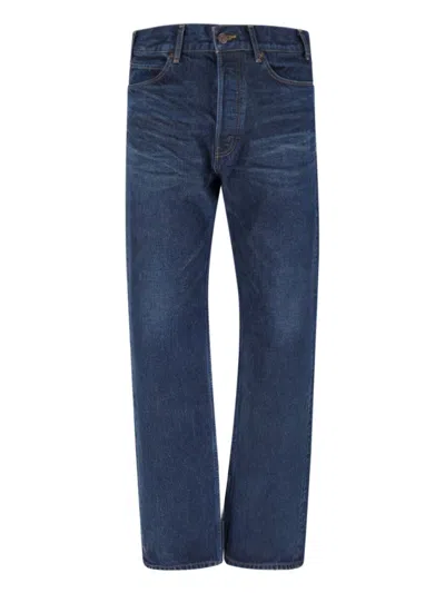 Celine Men "kurt" Straight Jeans In Blue