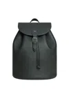 Celine Men Leather Backpack In Green