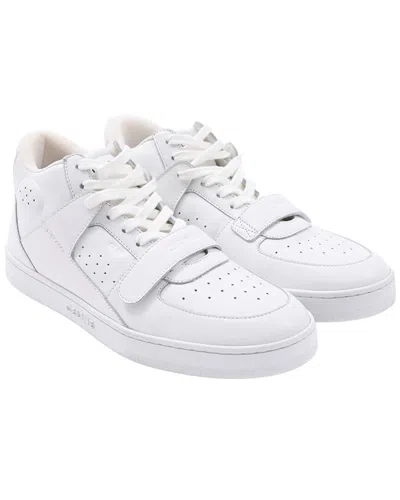 Pre-owned Celine Men's Leather Ct. 02 Mid Sneaker (authentic Pre-loved)
