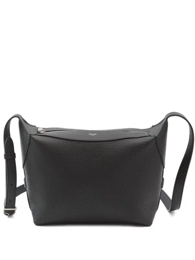 Celine Men Leather Shoulder Bag In Black