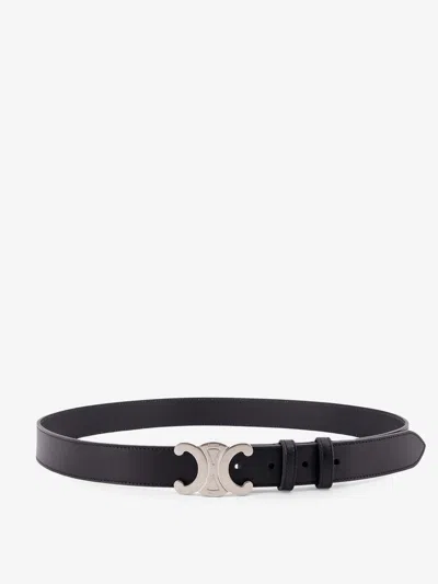 Celine Men Leather Triomphe Belt