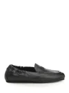 Celine Triomphe Loafer Elasticated Heel Round Toe In Black