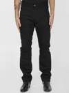 Celine Dark Washed Regular Fit Jeans 18.5cm In Black