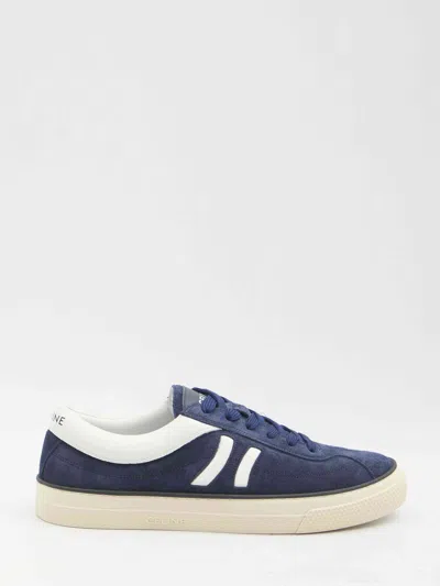 Celine Lace-up Low-top Casual Shoes In Blue