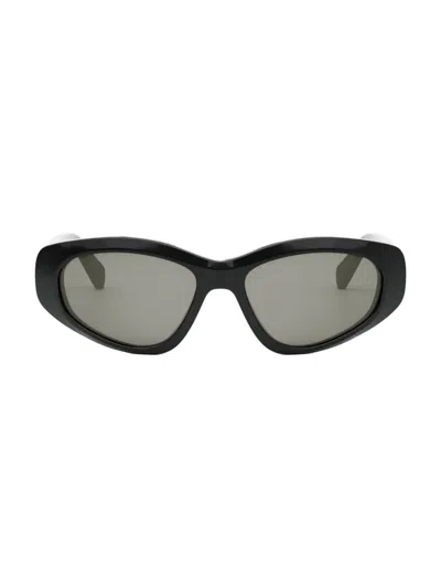 Celine Men's Monochroms 57mm Geometric Sunglasses In Black