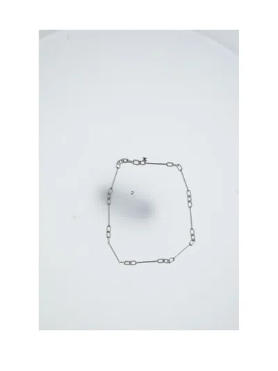 Celine Statement Metallic Necklace For Men In White