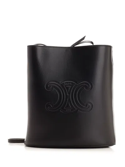 Celine Men Small Bucket In Black