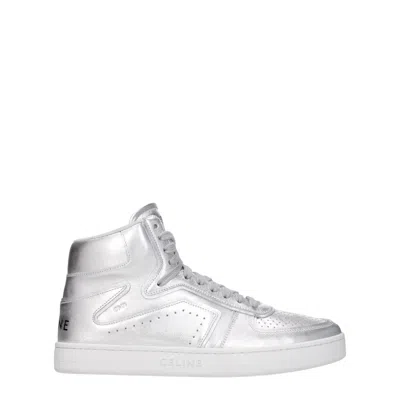 Celine Men's Sneakers Silver Leather