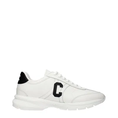 Celine Runner Cr-02 Low Lace-up Sneaker In Calfskin In White