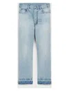 Celine Kurt Straight-leg Distressed Jeans In Blue