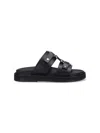 Celine Tippi-vegetable Tanned Slippers In Black