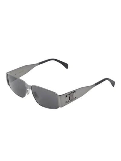 Celine Men Triomphe 06 Sunglasses In Gray
