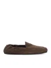 Celine Men Triomphe Loafer With Elastic Insert In Brown