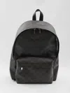 Celine Men Triomphe Canvas Backpack In Black
