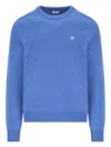 Celine Men Triomphe Crewneck Sweater In Animal Print