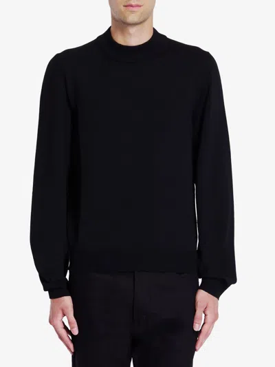 Celine Men's Triomphe Jumper Sweater In Black