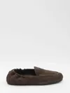 Celine Men Triomphe Loafer With Elastic Insert In Brown