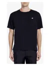 Celine T-shirt With Round Neck And Short Sleeves In Black