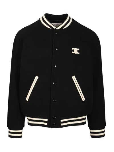 CELINE CELINE MEN "TRIOMPHE" TEDDY JACKET