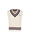 Celine Sleeveless Sweater Vest In White