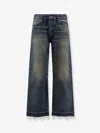 Celine Wesley Straight-leg Distressed Jeans In Blue