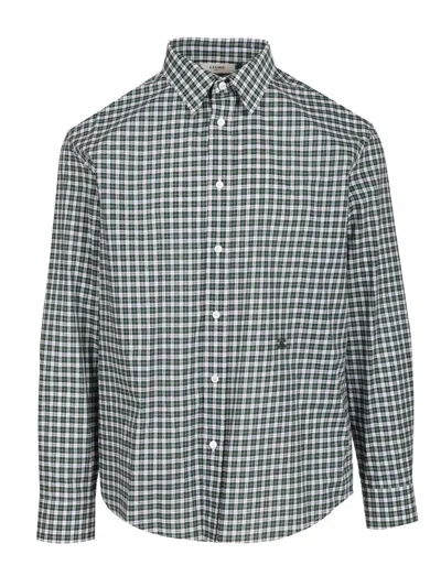 CELINE CELINE MEN WIDE TARTAN SHIRT