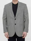 Celine Men Wool And Cashmere Jacket In Gray