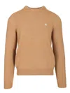 Celine Men Wool And Cashmere Sweater In White