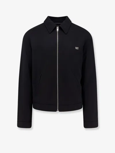 Celine Men Wool Blend Jacket In Black