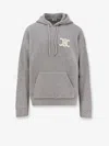 Celine Men Wool Sweater With Triomphe Patch In Gray