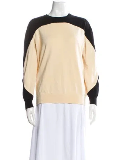 Pre-owned Celine Merino Wool Crew Neck Sweater