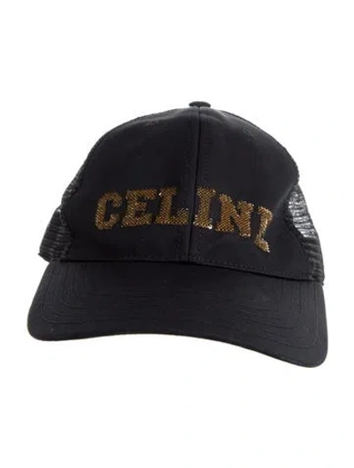 Pre-owned Celine Mesh Baseball Cap