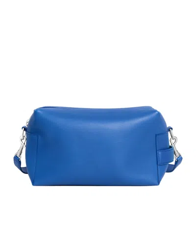 Celine Men Take Away Messenger Leather Crossbody Bag In Blue