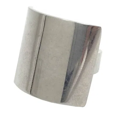 Pre-owned Celine Metal Band Ring ()