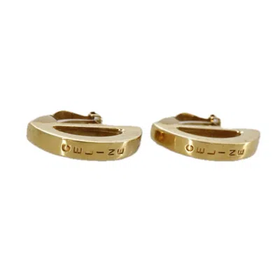 Pre-owned Celine Metal Earring Jewelry () In Gold